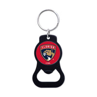 Wholesale-Florida Panthers Black Bottle Opener Key Ring