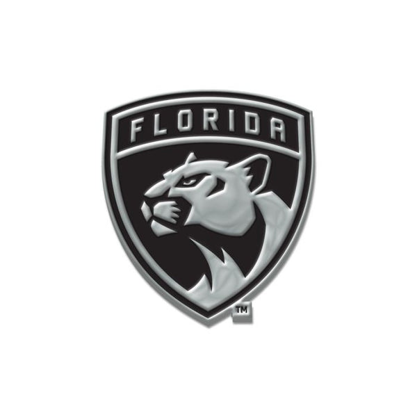 Wholesale-Florida Panthers Chrome Free Form Auto Emblem