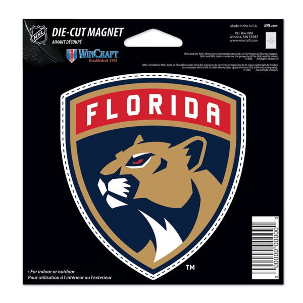 Wholesale-Florida Panthers Die Cut Magnet 4.5" x 6"