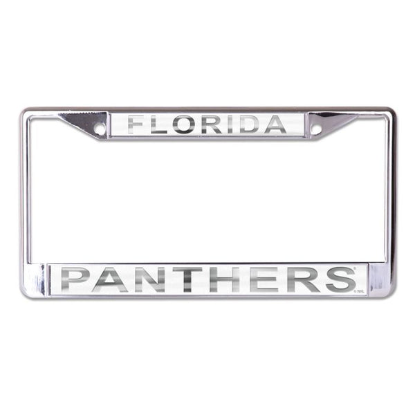 Wholesale-Florida Panthers FROST Lic Plt Frame S/L Printed