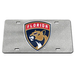 Wholesale-Florida Panthers GLITTER Specialty Acrylic License Plate