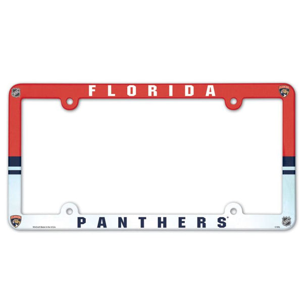 Wholesale-Florida Panthers Lic Plate Frame Full Color