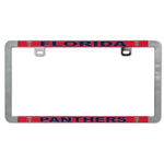 Wholesale-Florida Panthers Metal Lic. Plate Frame Slim