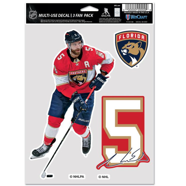 Wholesale-Florida Panthers Multi Use 3 Fan Pack Aaron Ekblad