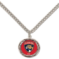 Wholesale-Florida Panthers Necklace w/Charm Jewelry Card