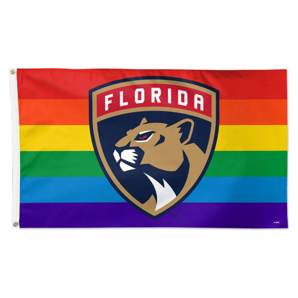 Wholesale-Florida Panthers PRIDE Flag - Deluxe 3' X 5'