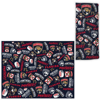 Wholesale-Florida Panthers Scatter Print Fan Wraps