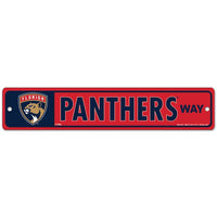 Wholesale-Florida Panthers Street / Zone Sign 3.75" x 19"