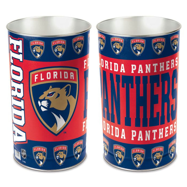 Wholesale-Florida Panthers Wastebasket - tapered 15"H