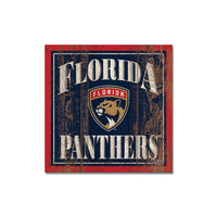 Wholesale-Florida Panthers Wooden Magnet 3" X 3"