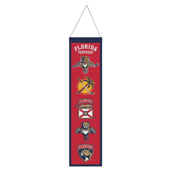 Wholesale-Florida Panthers Wool Banner 8" x 32"