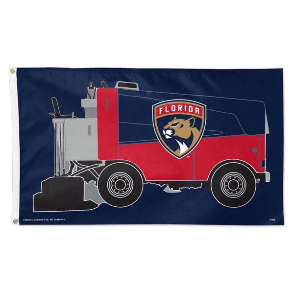 Wholesale-Florida Panthers Zamboni NHL zamboni Flag - Deluxe 3' X 5'