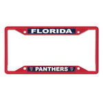 Wholesale-Florida Panthers red Lic Plt Frame S/S