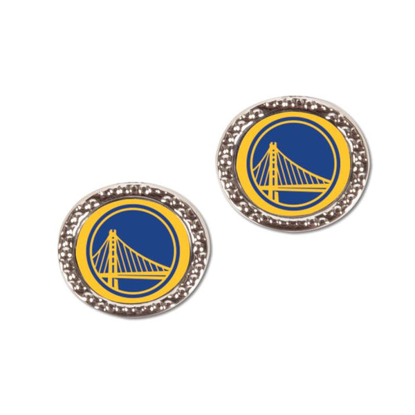 Wholesale-Golden State Warriors Earrings Jewelry Carded Round