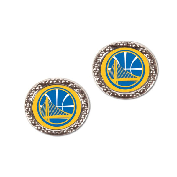 Wholesale-Golden State Warriors Earrings Jewelry Carded Round