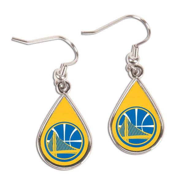 Wholesale-Golden State Warriors Earrings Jewelry Carded Tear Drop