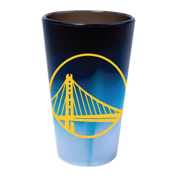 Wholesale-Golden State Warriors Fashion 16 oz Silicone Pint Glass