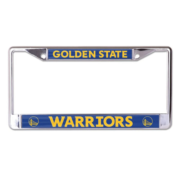 Wholesale-Golden State Warriors Lic Plt Frame S/L Printed