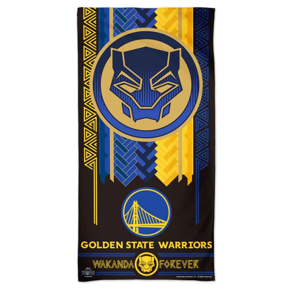 Wholesale-Golden State Warriors / Marvel (C) 2022 Marvel Spectra Beach Towel 30" x 60"