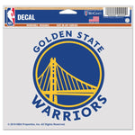 Wholesale-Golden State Warriors Multi-Use Decal -Clear Bckrgd 5" x 6"
