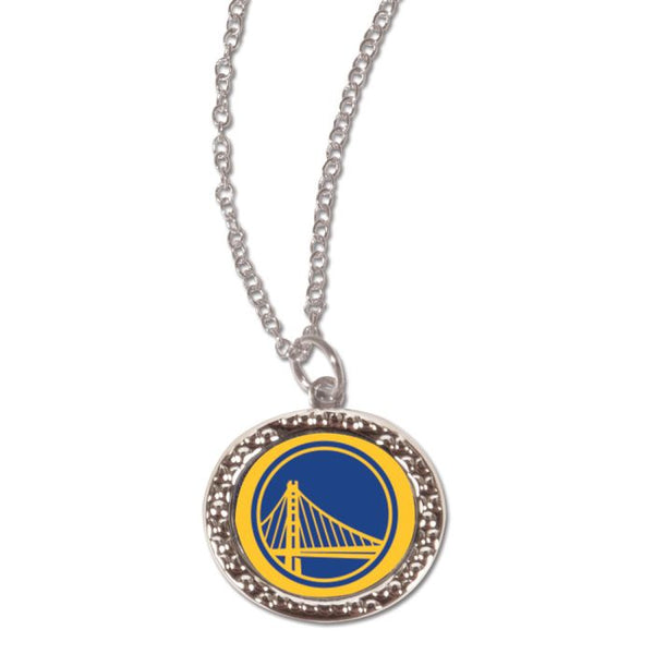 Wholesale-Golden State Warriors Necklace w/Charm Jewelry Card