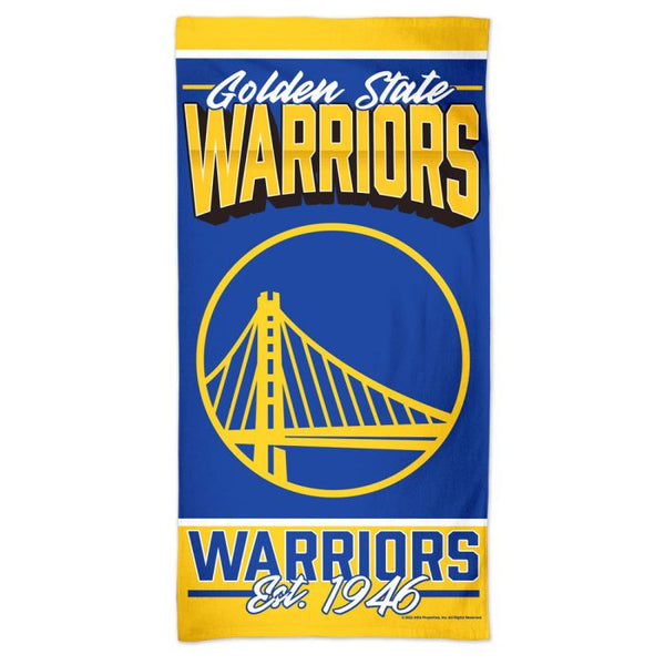 Wholesale-Golden State Warriors Spectra Beach Towel 30" x 60"