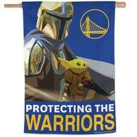 Wholesale-Golden State Warriors / Star Wars mandalorian Vertical Flag 28" x 40"