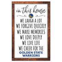 Wholesale-Golden State Warriors Wood Sign 11" x 17" 1/4" thick