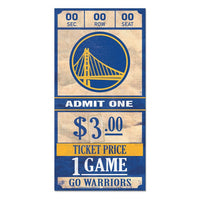 Wholesale-Golden State Warriors Wood Sign 6x12 3/8" thick