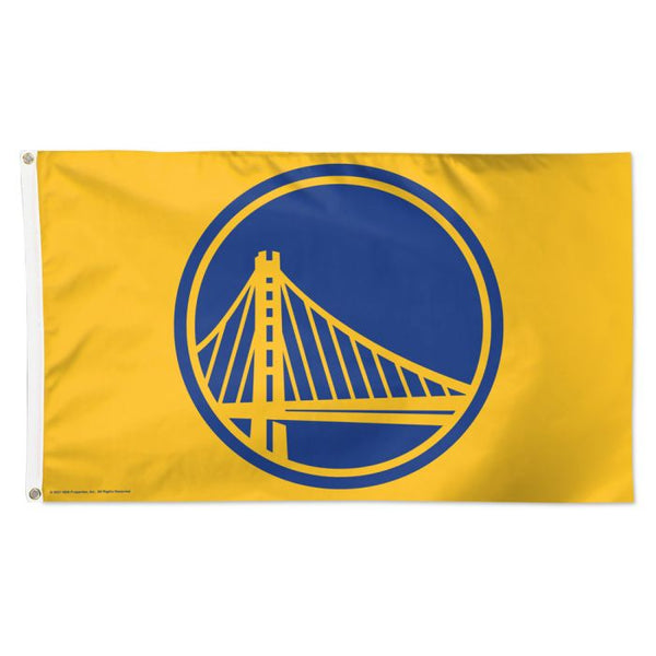 Wholesale-Golden State Warriors Yellow Flag - Deluxe 3' X 5'