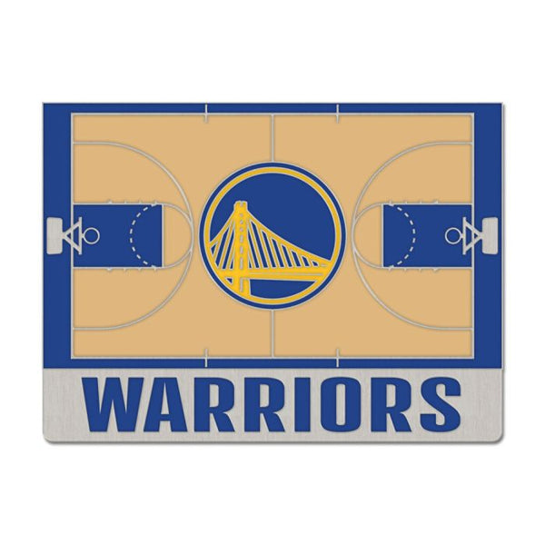 Wholesale-Golden State Warriors court Collector Enamel Pin Jewelry Card