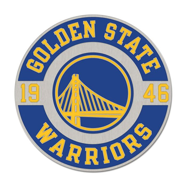 Wholesale-Golden State Warriors round est Collector Enamel Pin Jewelry Card