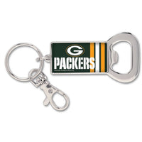 Wholesale-Green Bay Packers Bottle Opener Key Ring Rectangle