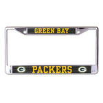 Wholesale-Green Bay Packers CARBON Lic Plt Frame S/L Printed