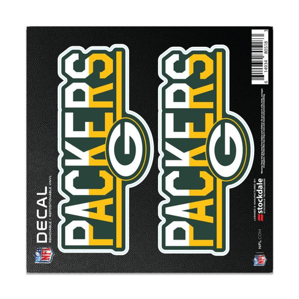 Wholesale-Green Bay Packers COLOR DUO All Surface Decal 6" x 6"