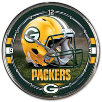 Wholesale-Green Bay Packers Chrome Clock