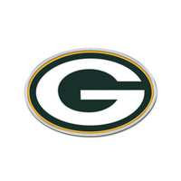 Wholesale-Green Bay Packers Colored Chrome Free Form Auto Emblem