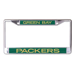 Wholesale-Green Bay Packers GLITTER LETTERS Lic Plt Frame S/L Printed