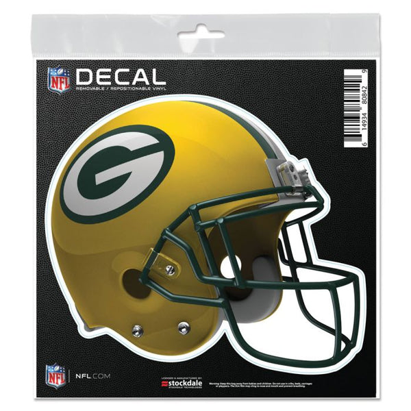 Wholesale-Green Bay Packers HELMET All Surface Decal 6" x 6"