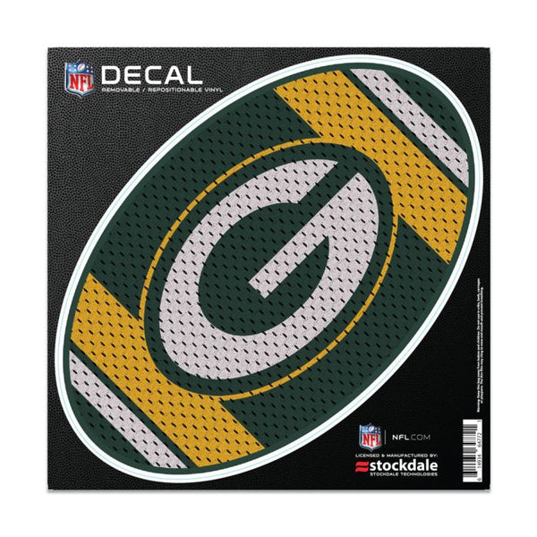 Wholesale-Green Bay Packers JERSEY All Surface Decal 6" x 6"