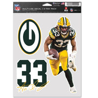 Wholesale-Green Bay Packers Multi Use 3 Fan Pack Aaron Jones