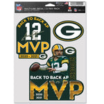 Wholesale-Green Bay Packers Multi Use 3 Fan Pack Aaron Rodgers