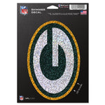 Wholesale-Green Bay Packers Shimmer Decals 5" x 7"