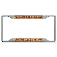 Wholesale-Green Bay Packers WOOD Lic Plt Frame S/S Printed