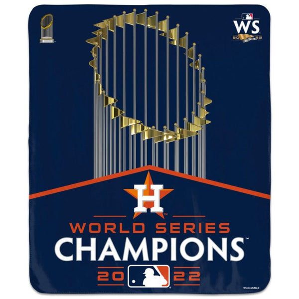 Wholesale-Houston Astros 2022 WORLD SERIES CHAMP ASTROS Blanket - Winning Image 50" x 60"