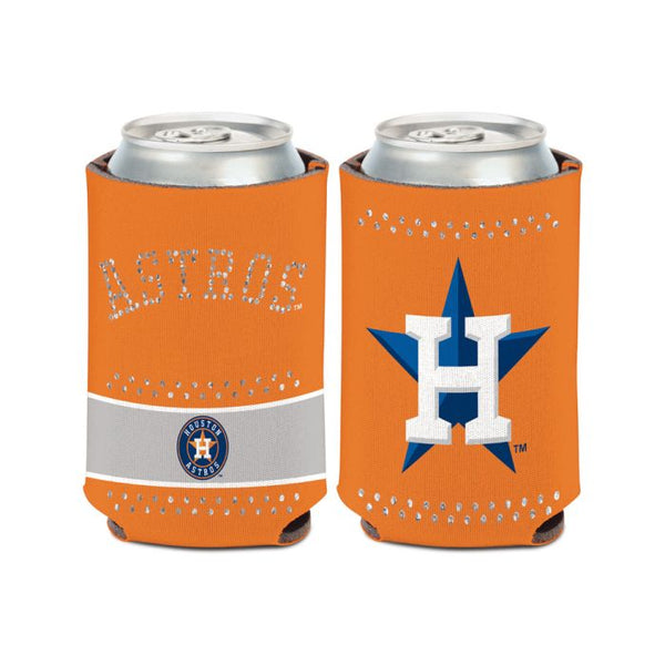 Wholesale-Houston Astros Bling Can Cooler 12 oz.
