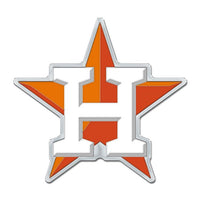 Wholesale-Houston Astros Colored Chrome Free Form Auto Emblem