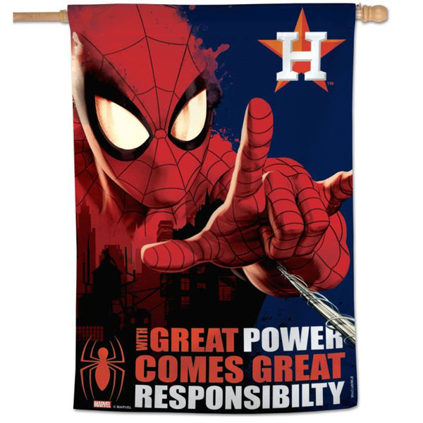 Wholesale-Houston Astros / Marvel (c) 2021 MARVEL Vertical Flag 28" x 40"