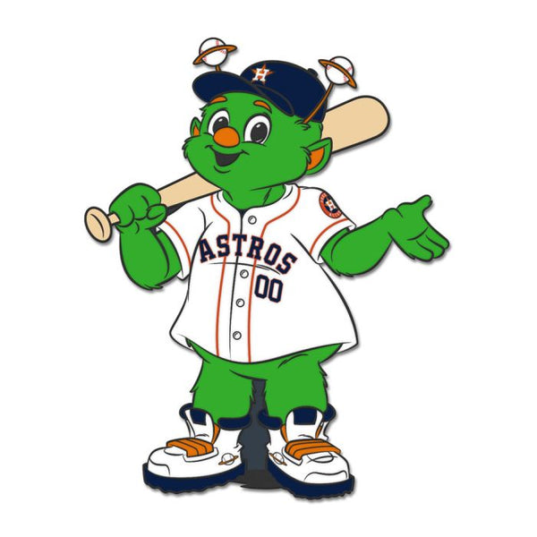 Wholesale-Houston Astros Mascot MLB Collector Enamel Pin Jewelry Card