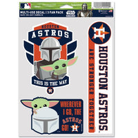 Wholesale-Houston Astros / Star Wars Mandalorian Multi Use 3 Fan Pack